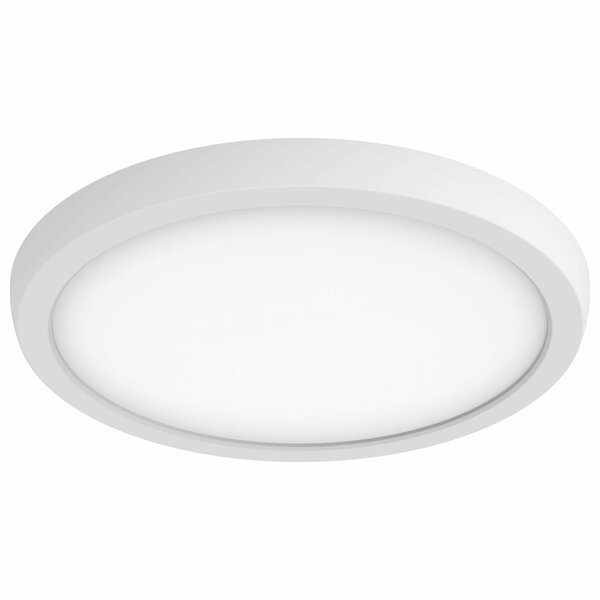 Nuvo Blink Pro 13W 9 in. LED Fixture - 3000K - Round Shape - White Finish - 120V/277V - 0-10V Dimming 62/1728